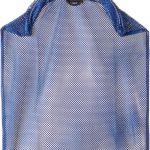 Scuba Choice Fish Bag Net with 5mm Stainless Steel Wire Handle – 24" x 17" Size, 12" Diameter, Secure Closing Clip, Reinforced Mesh - Durable & Reliable for Spearfishing, Diving, and Fishing – Blue