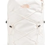 THE NORTH FACE Women's Jester Luxe Everyday Laptop Backpack, Gardenia White/Burnt Coral Metallic, One Size